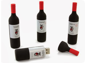 usb flash w kształcie  wina